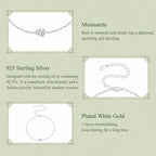 Pear Solitaire Chain Bracelet