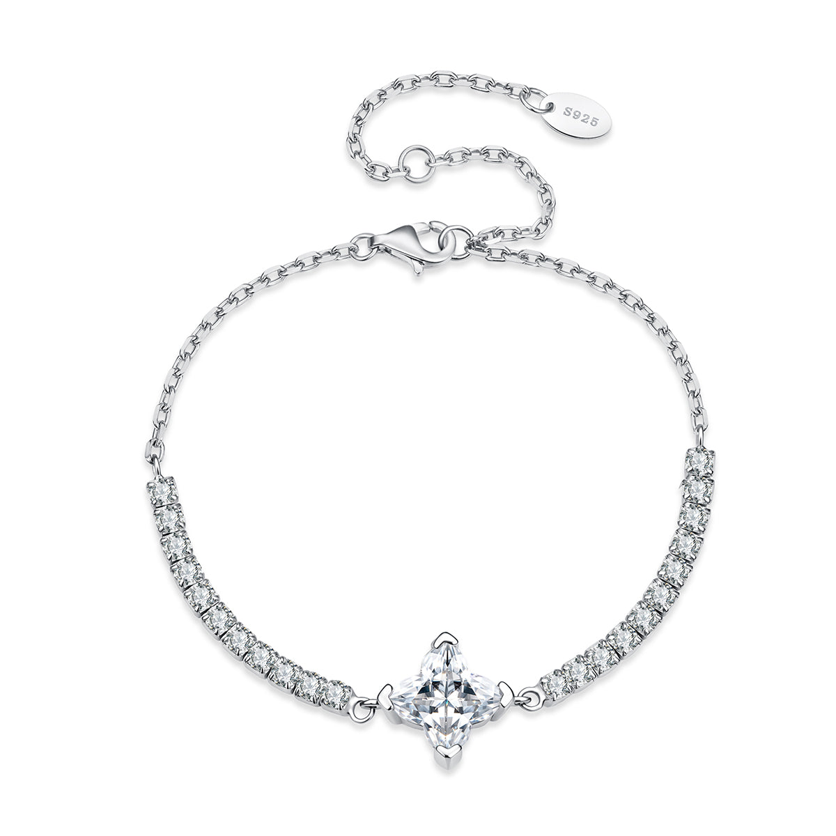 Lily Cut Center Bracelet