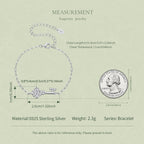 Moissanite Key Bracelet