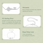 Moissanite Key Bracelet