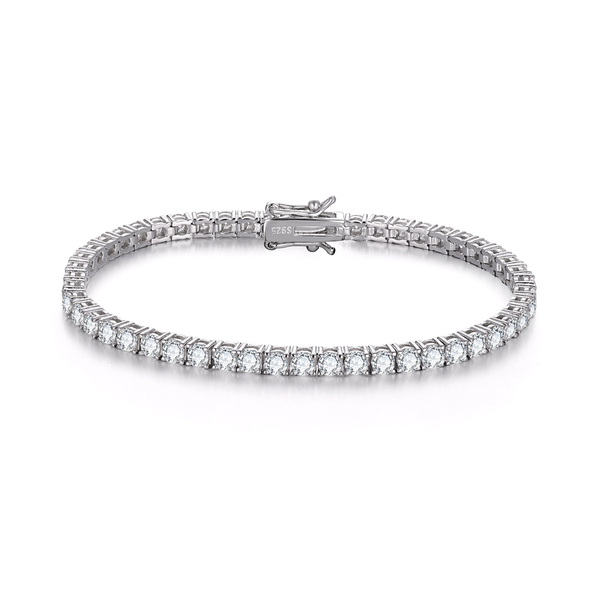 3MM Moissanite Tennis Bracelet