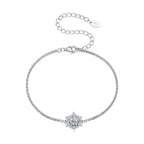 Snowflake Moissanite Bracelet