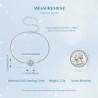Snowflake Moissanite Bracelet