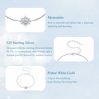 Snowflake Moissanite Bracelet
