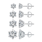 Classic 6-Prong Moissanite Studs