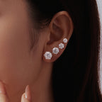 Classic 6-Prong Moissanite Studs