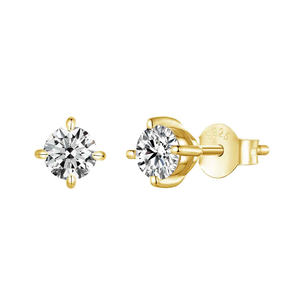 Classic Moissanite Studs