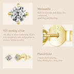 Classic Moissanite Studs