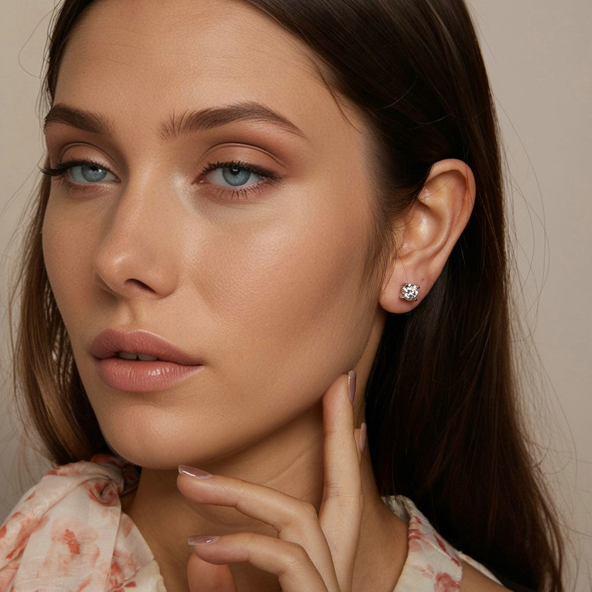 Classic Moissanite Studs