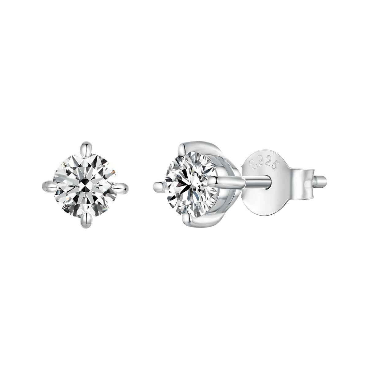 Classic Moissanite Studs