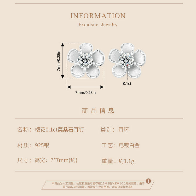 Dewdrop Flower Studs