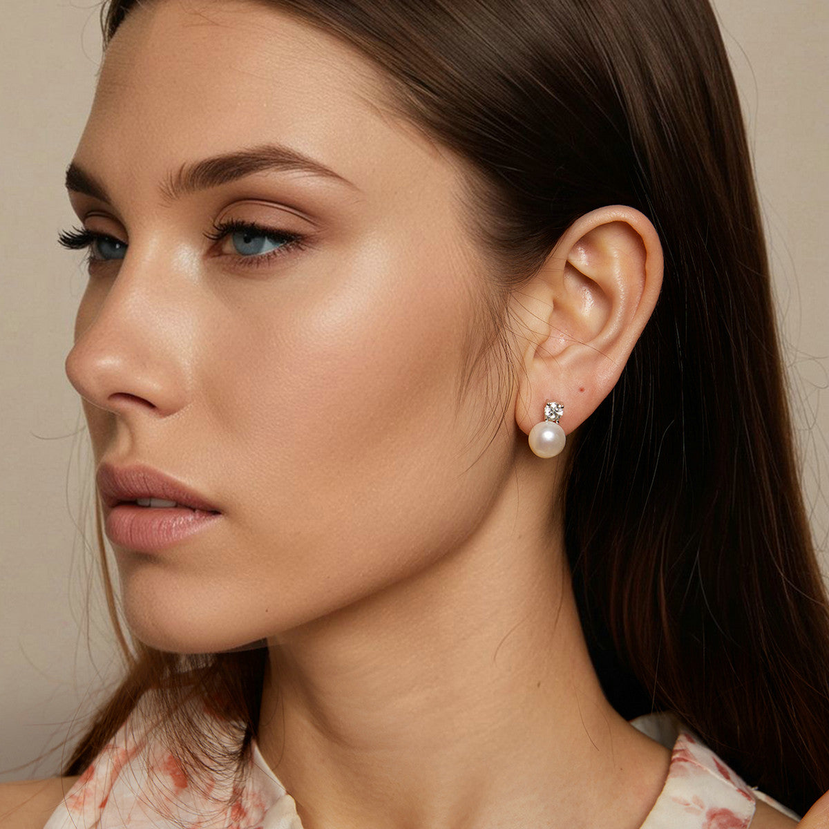 Timeless Pearl & Diamond Studs