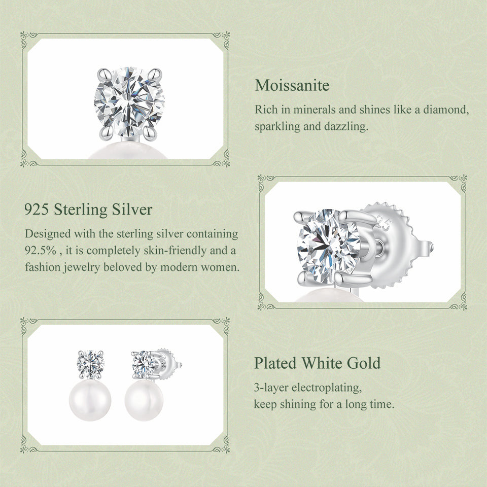 Timeless Pearl & Diamond Studs