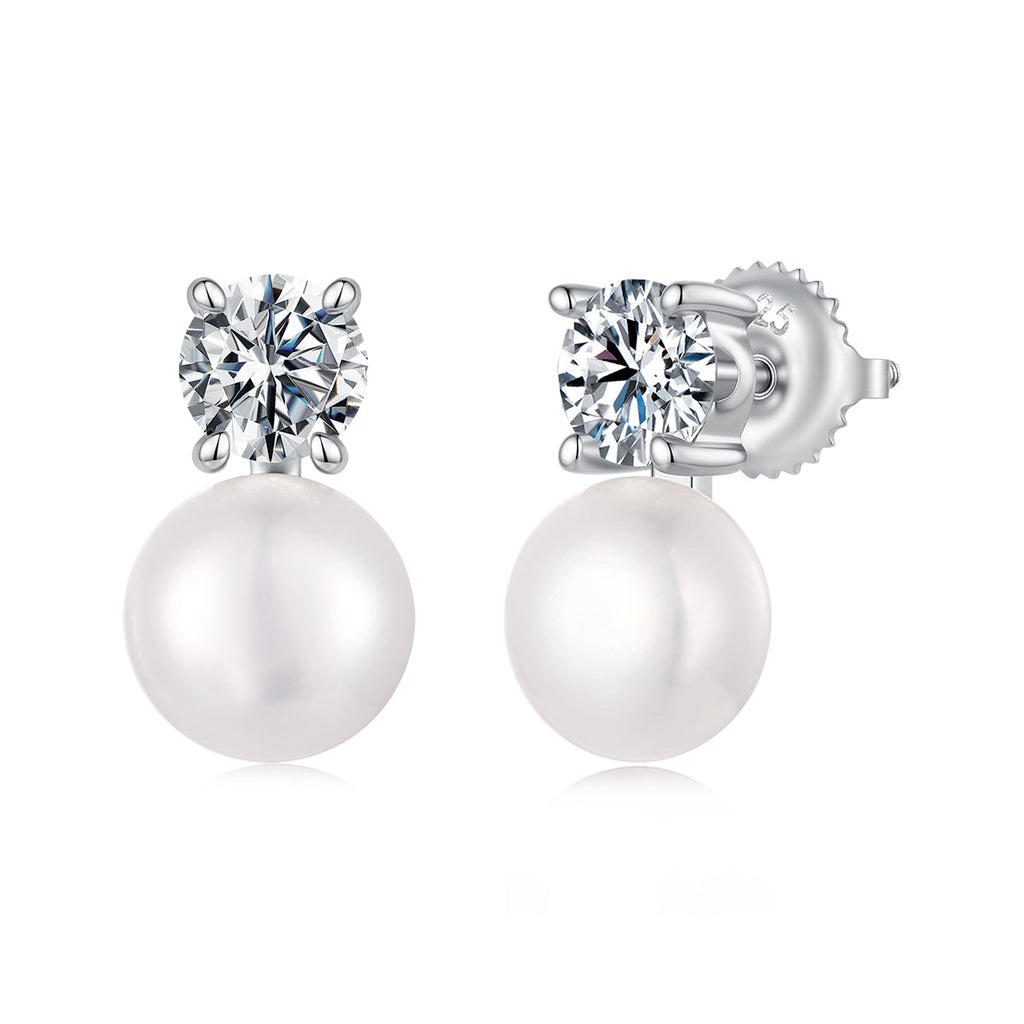 Timeless Pearl & Diamond Studs