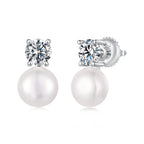 Timeless Pearl & Diamond Studs