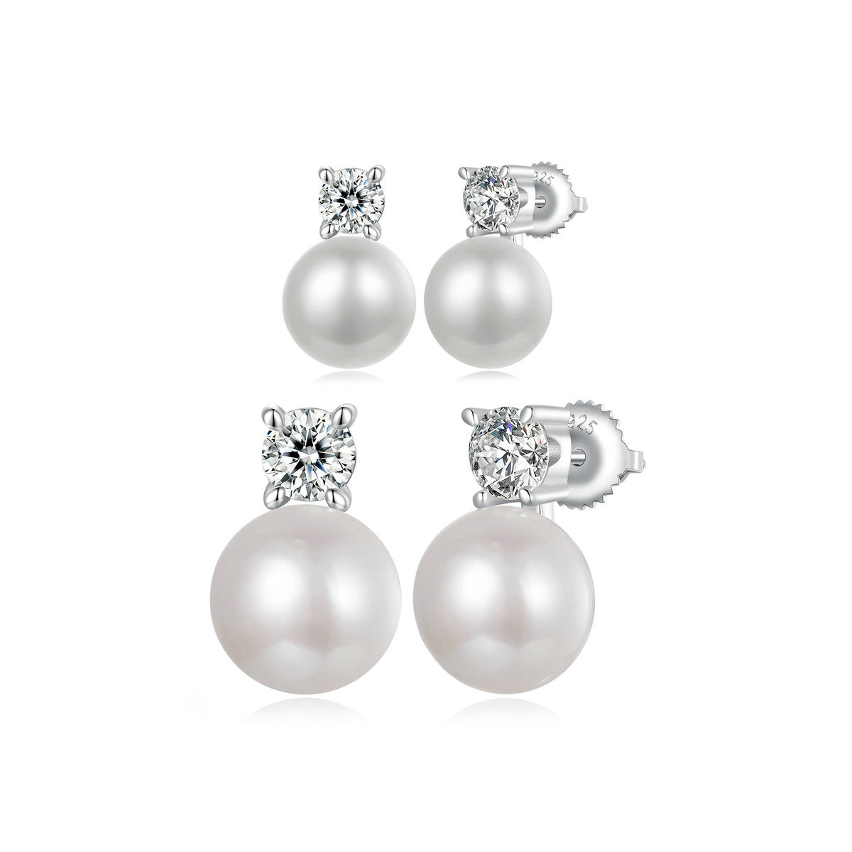 Timeless Pearl & Diamond Studs