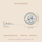 Bezel Set Moissanite Studs