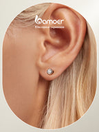Aurora Brilliance Moissanite Stud Earrings