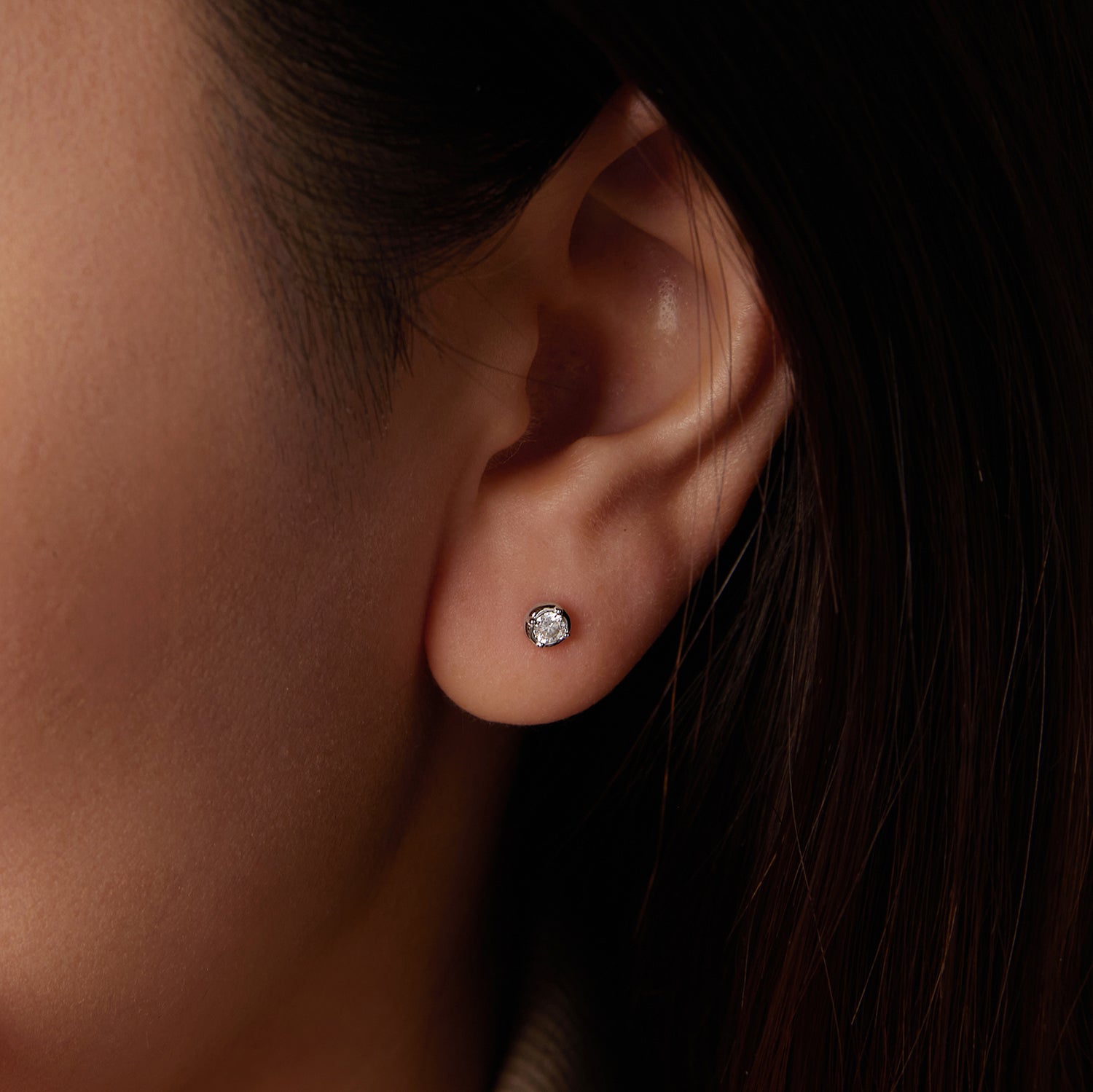 Aurora Brilliance Moissanite Stud Earrings