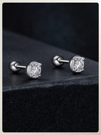 Aurora Brilliance Moissanite Stud Earrings