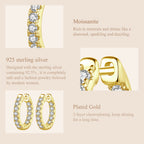Pavé Thick Huggie Hoops
