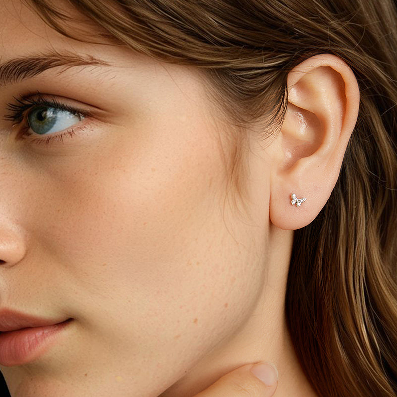 Aurora Tiny Butterfly Studs
