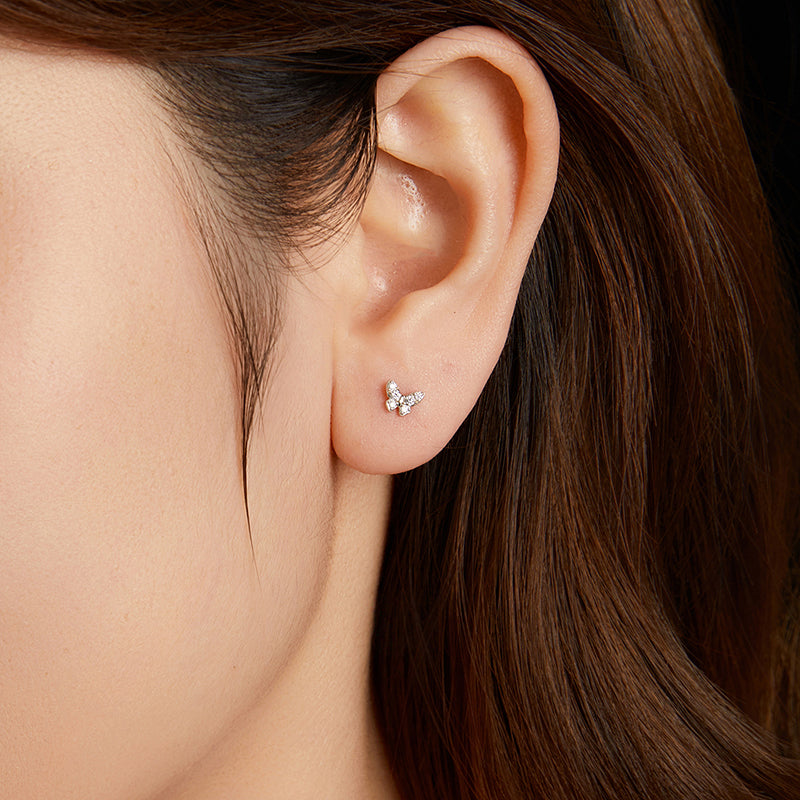 Aurora Tiny Butterfly Studs