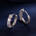 Bamoer Moissanite Star Earrings