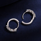 Bamoer Moissanite Star Earrings