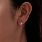 Bamoer Moissanite Star Earrings