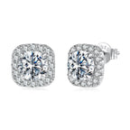 Vintage Halo Stud Earrings