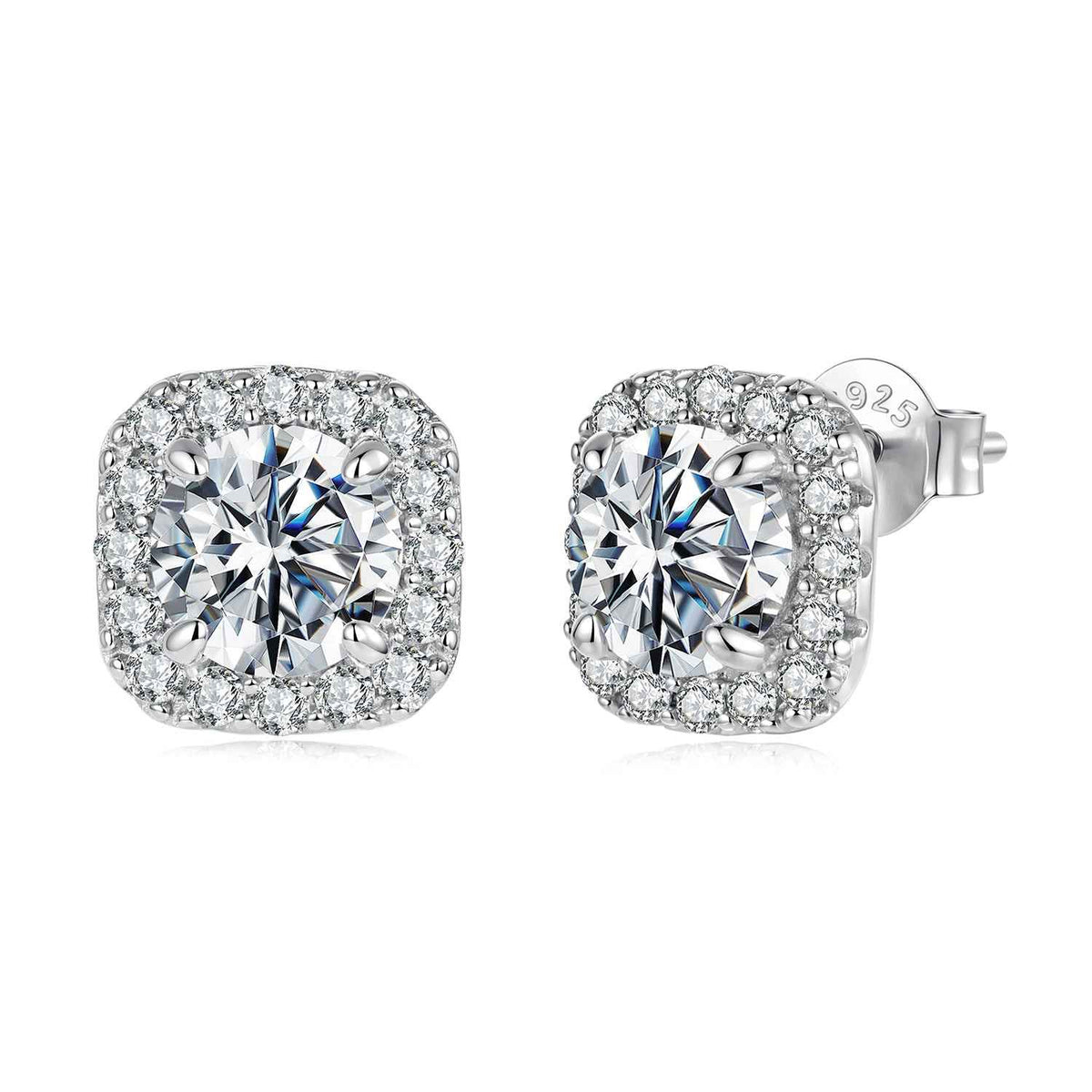 Vintage Halo Stud Earrings - Bamoer jewelry official store