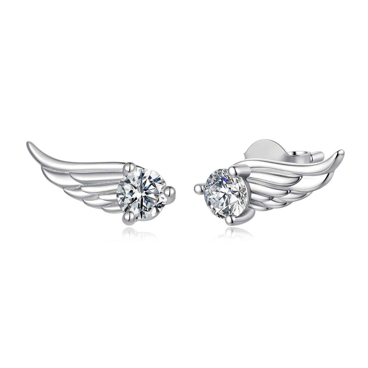 Celestial Moissanite Feathers|BAMOER
