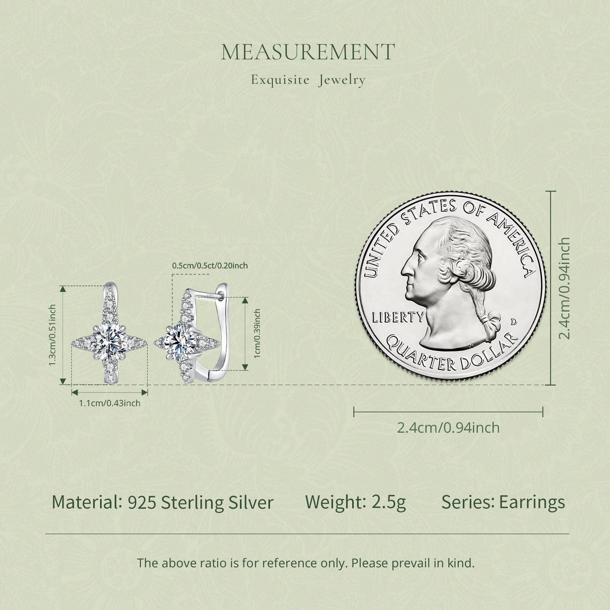 Starburst Moissanite Hoops