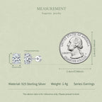1ct Oval Moissanite Studs