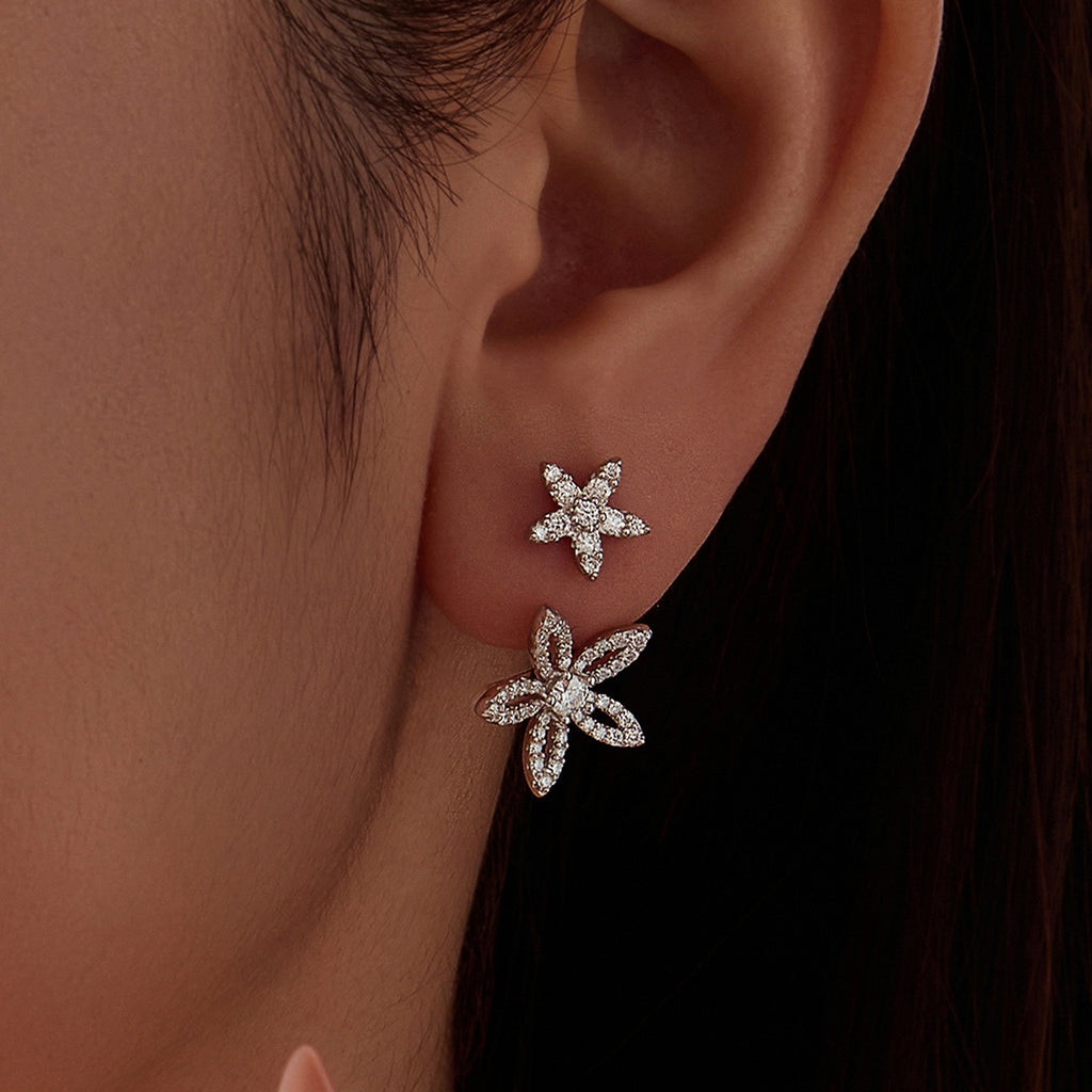 Aurora Floral Drop Studs