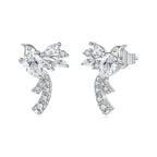 Bird Moissanite Stud Earrings