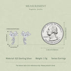 Bird Moissanite Stud Earrings
