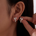 Bird Moissanite Stud Earrings