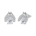 Ladybug Moissanite Stud Earrings