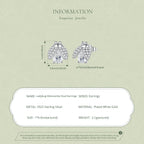 Ladybug Moissanite Stud Earrings