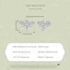 Bee Moissanite Stud Earrings