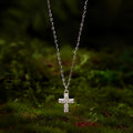 Pavé Cross Pendant Necklace