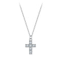 Pavé Cross Pendant Necklace - Bamoer jewelry official store