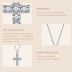 Pavé Cross Pendant Necklace
