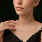 Pavé Cross Pendant Necklace