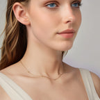 Bezel Station Necklace