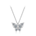 Aurora Pavé Butterfly Necklace