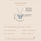 Aurora Pavé Butterfly Necklace