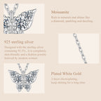 Aurora Pavé Butterfly Necklace